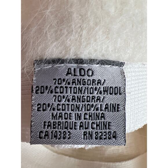 Aldo Wool Blend Ivory Cream Bucket Hat - Picture 6 of 8